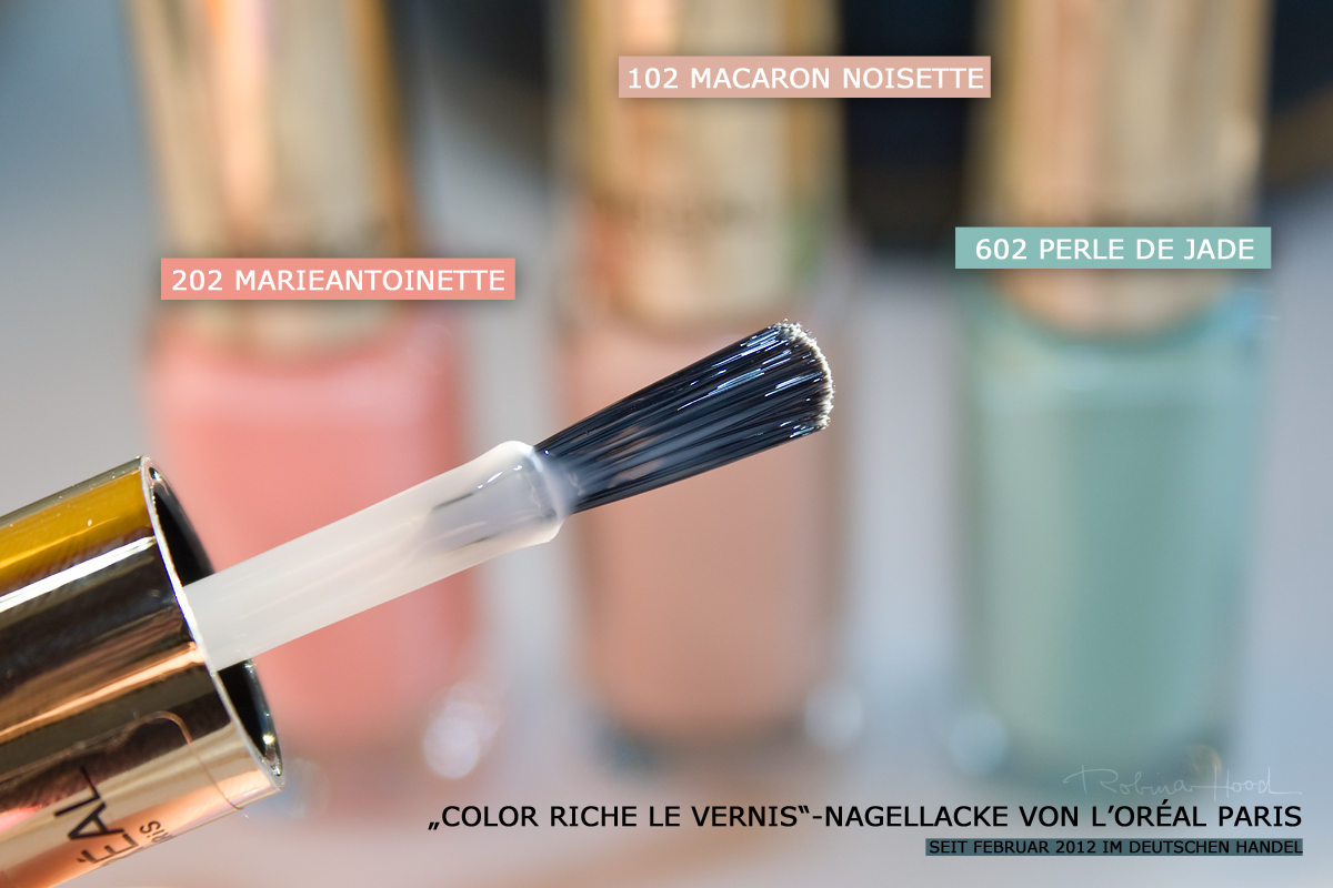 L'Oréal Color Riche Nagellack - 202 Marie Antoinette, Mit Integriertem Top Coat, 10 Tage Halt