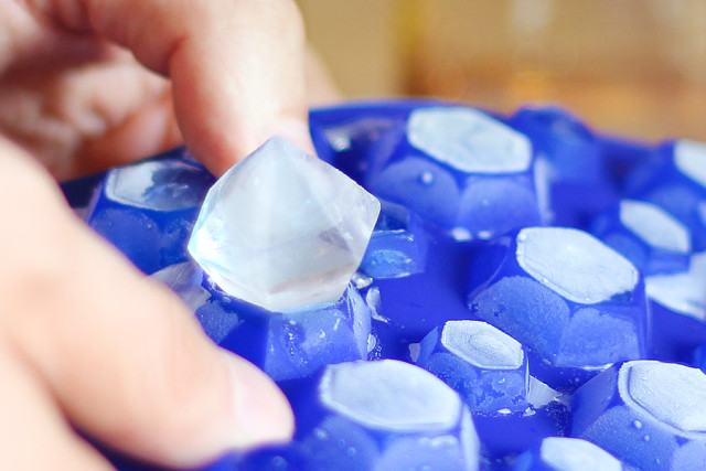 Eiswürfel Eiswürfelform aus Silikon Diamant