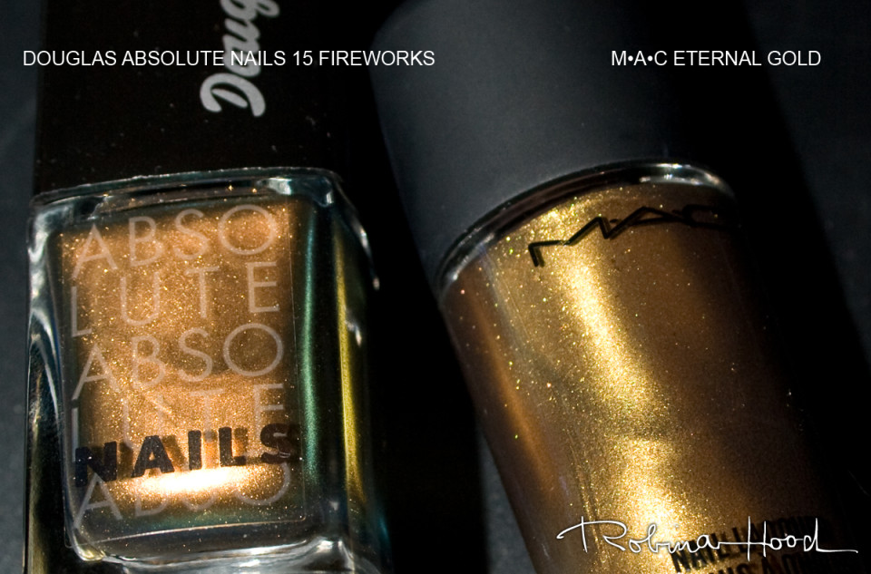 [ Vergleich ] Nagellacke Douglas Absolute Nails 15 Fireworks vs. M•A•C