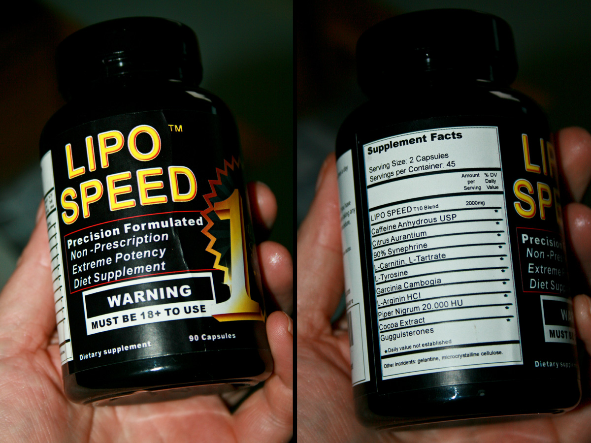 LIPO SPEED Fatburner Verpackung und Inhaltsstoffe