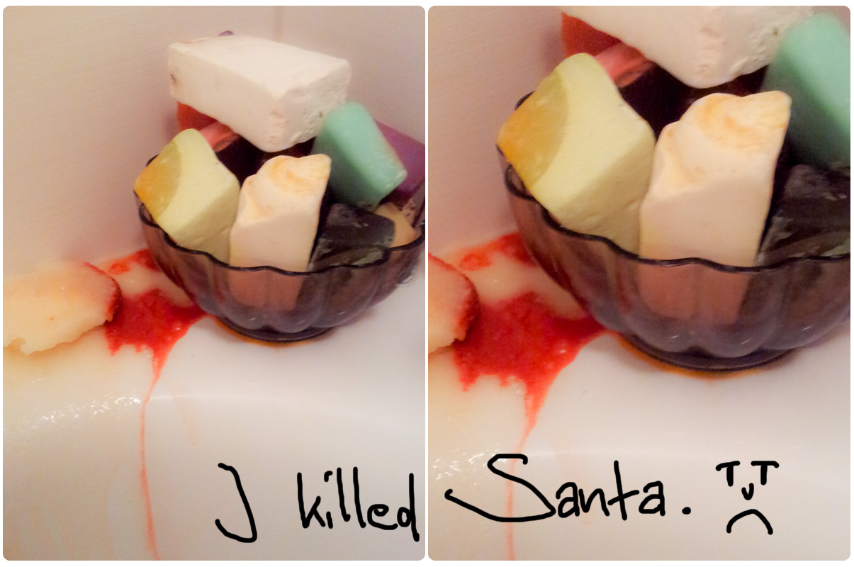 I killed Sandy Santa (Lush Sugar Scrub)