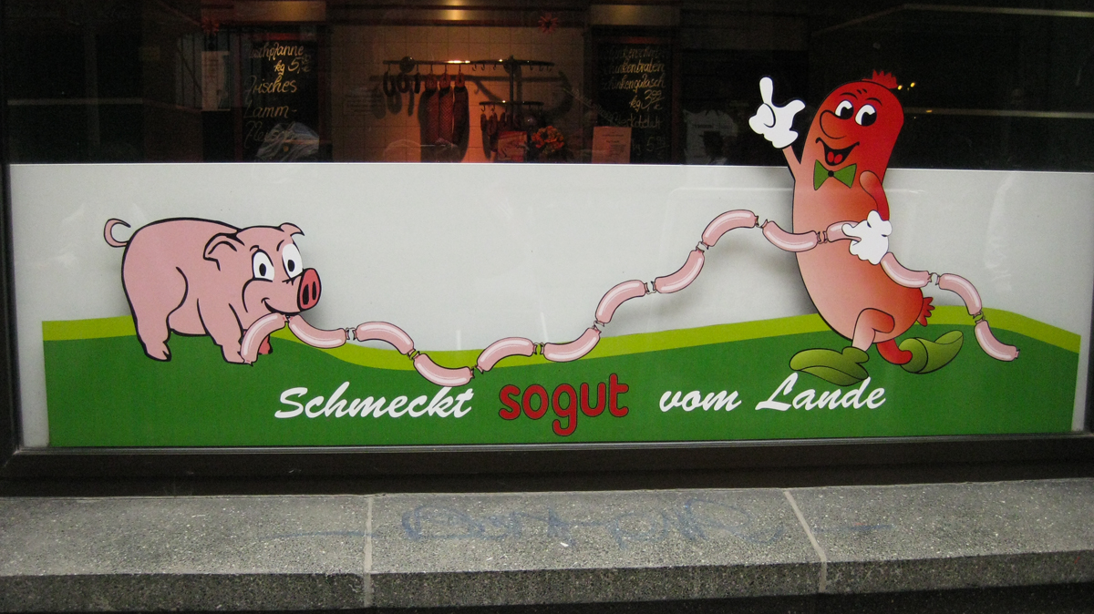Schweinerei bei einem Leipziger Metzger