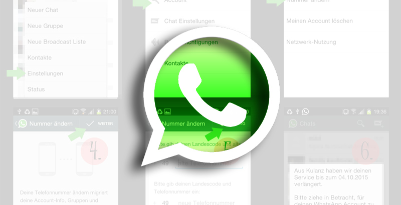 Getestet: neue Nummer bei bestehendem WhatsApp-Account ändern ohne etwas zu bezahlen
